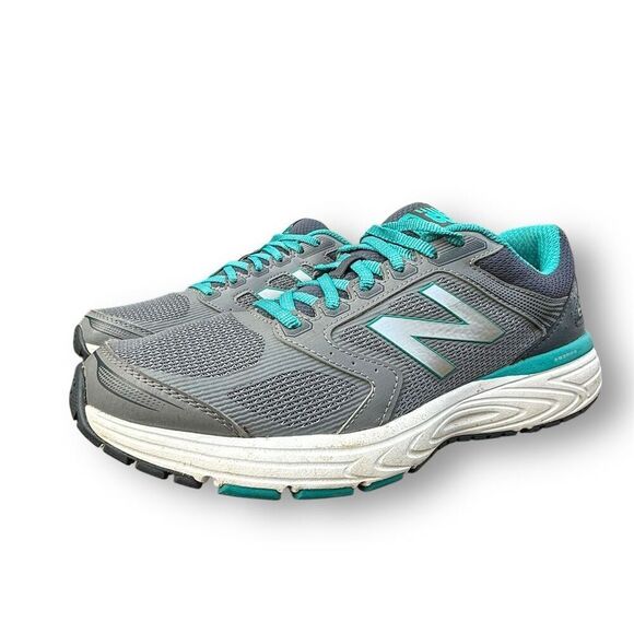 New Balance Women's 560 v7 Gray Teal Running Shoes Fitness Athletic Sneakers 10 - Picture 8 of 15